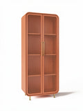 **Moderne metalen kast met gaasdesign**